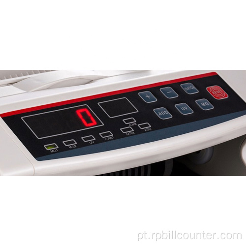 R2108 INR UV Cash Machine Detector portátil contador de dinheiro máquina de contagem de notas